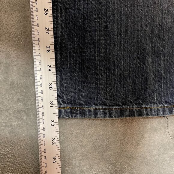 Urban Pipeline Men 90s Y2K Skater Low Rise Relaxed Baggy Loose Denim Jean 35x32* - Picture 9 of 11